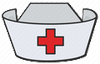 czepek pielęgniarki logo